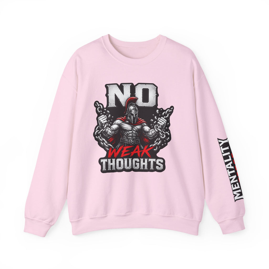 No Weak Thoughts Crewneck Graphic Sweater