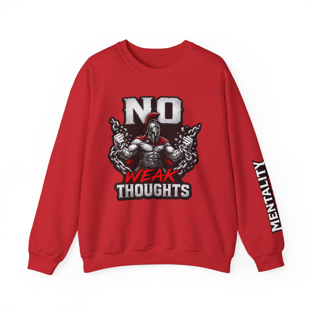 No Weak Thoughts Crewneck Graphic Sweater