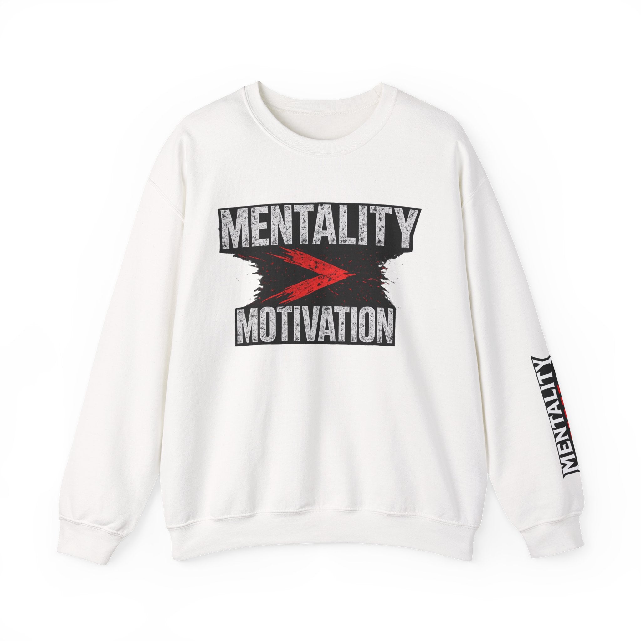 Motivation > Mentality Crewneck Sweatshirt
