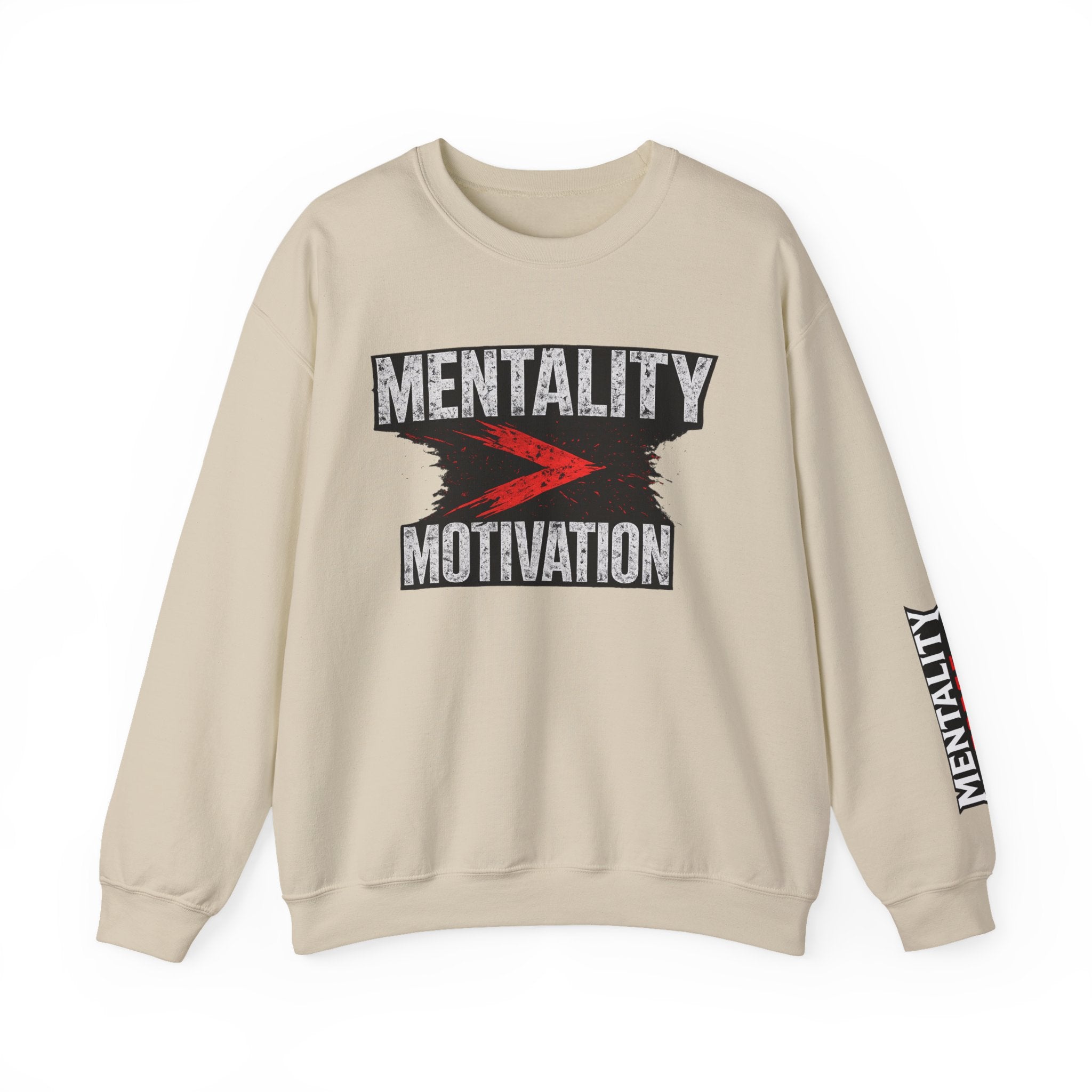 Motivation > Mentality Crewneck Sweatshirt