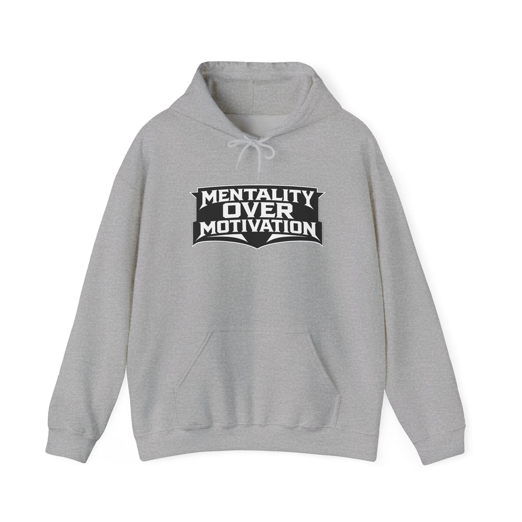"Mentality Over Motivation"  Training Hoodie