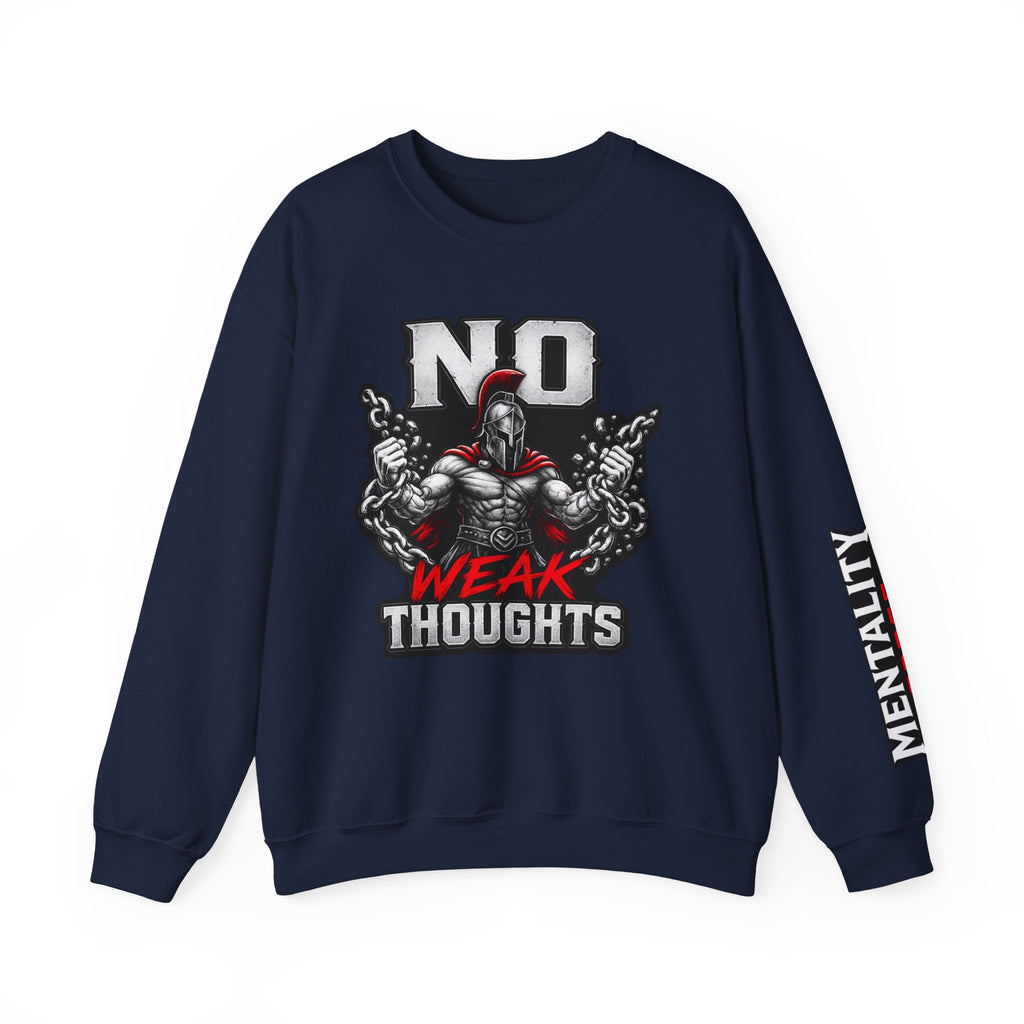 No Weak Thoughts Crewneck Graphic Sweater
