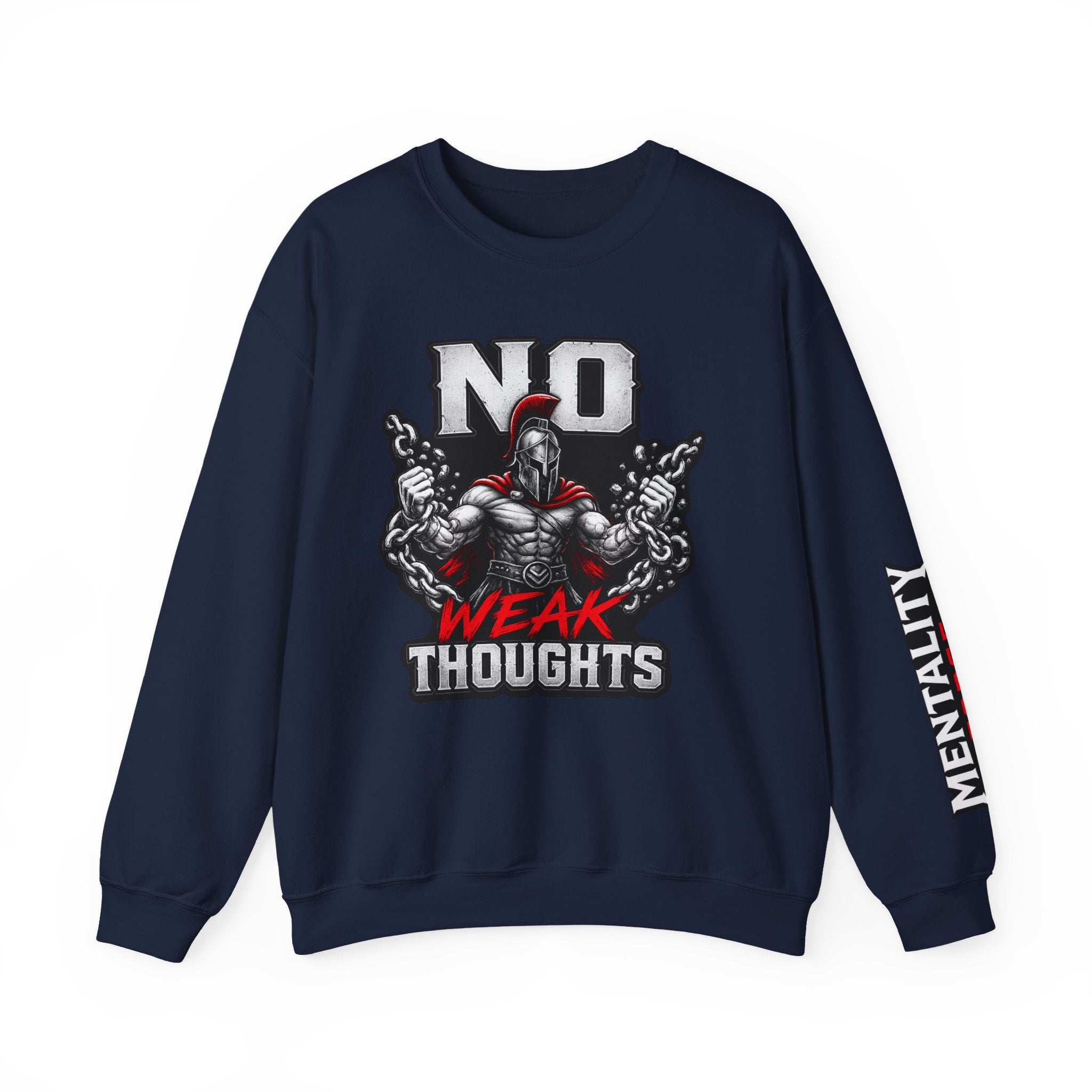 No Weak Thoughts Crewneck Graphic Sweater